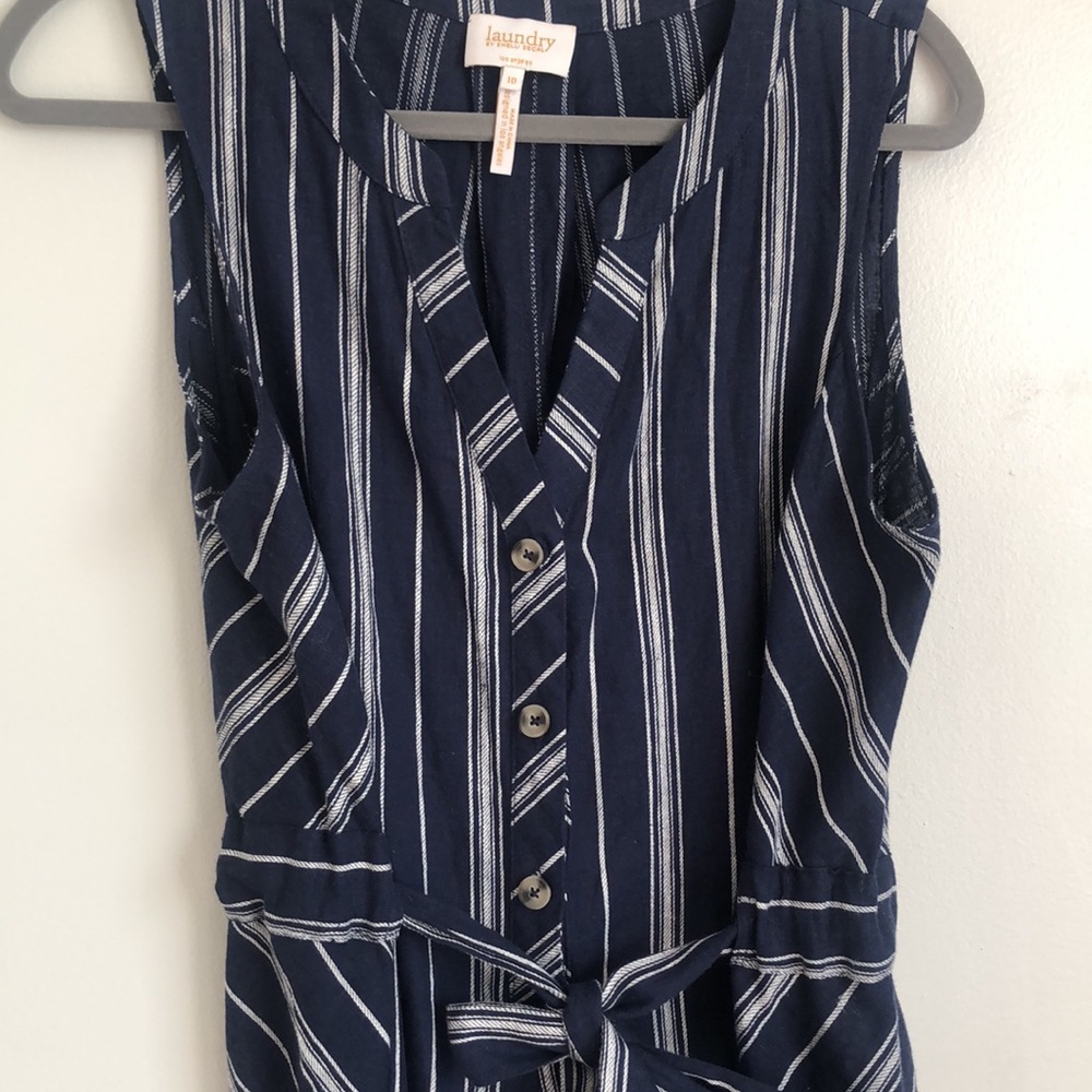 Linen Jumpsuit - Picture 3 of 4